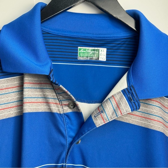 Ben Hogan Men's Performance Blue Striped Golf Polo Shirt 3XL - Picture 4 of 5